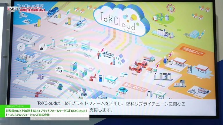[ริสคอน โตเกียว 2023] บริการแพลตฟอร์ม IoT "ToXCloud" เร่ง DX ของคุณ - บริษัท โตกิโกะ ซิสเต็ม โซลูชั่นส์ จำกัด