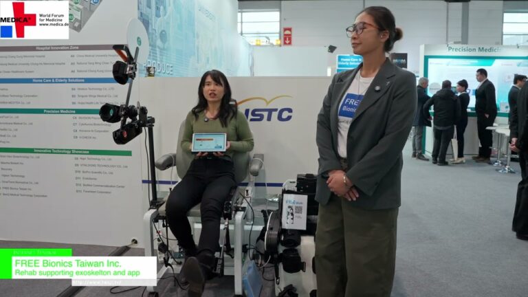 [เมดิก้า 2024] "RimBO" Rehab สนับสนุนโครงกระดูกภายนอกและแอป - ฟรี ไบโอนิคส์ ไต้หวัน อิงค์