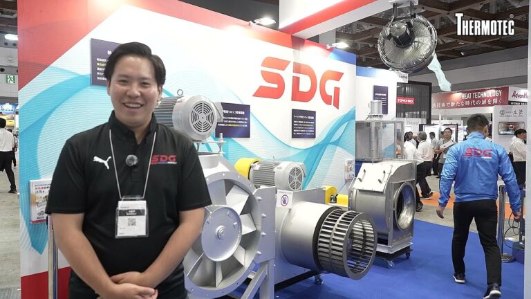 เครื่องเป่าลมสำหรับเตาอุตสาหกรรม - SDG Co., Ltd. [Thermotec 2026]